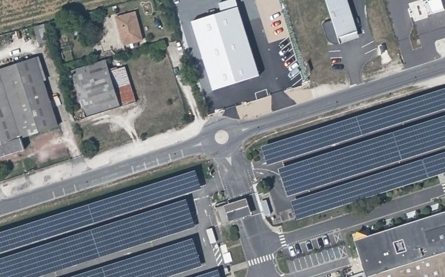 Vue aérienne du Mini-giratoire n°3048644428