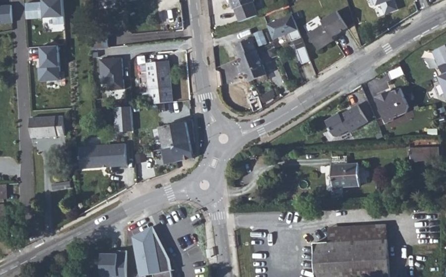 Vue aérienne du Mini-giratoire n°3048790023