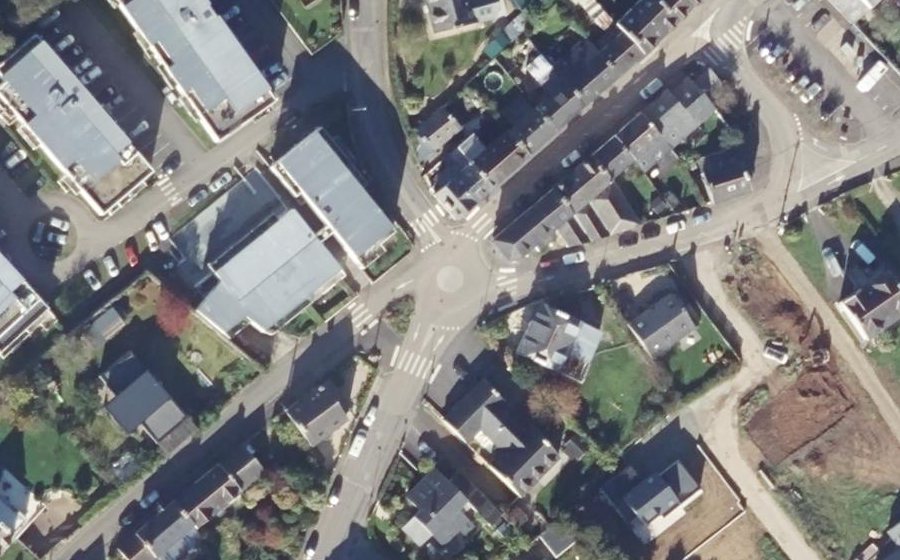 Vue aérienne du Carrefour de Kertanguy