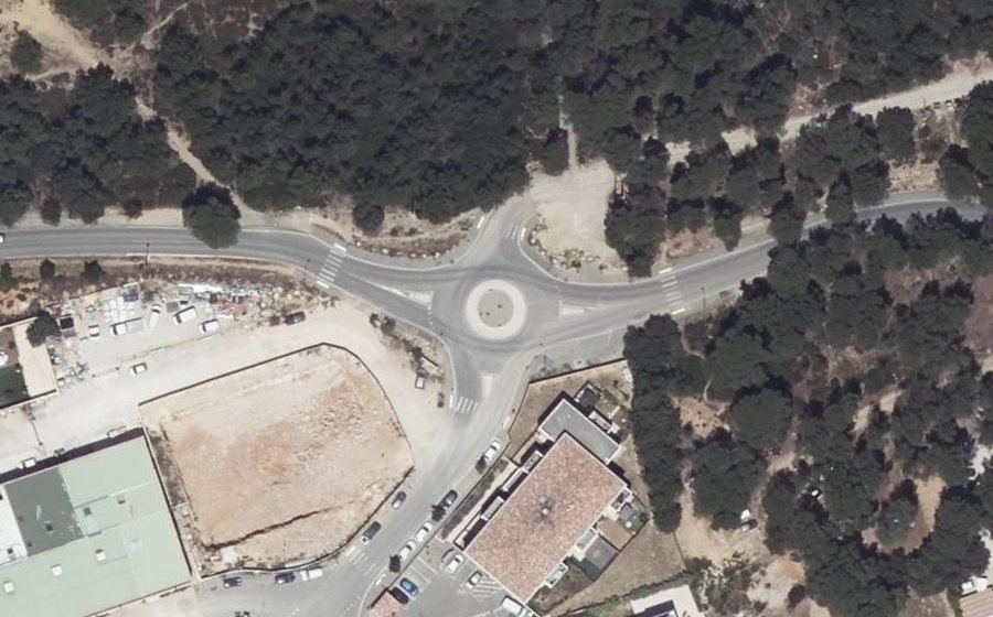 Vue aérienne du Chemin de Velaux