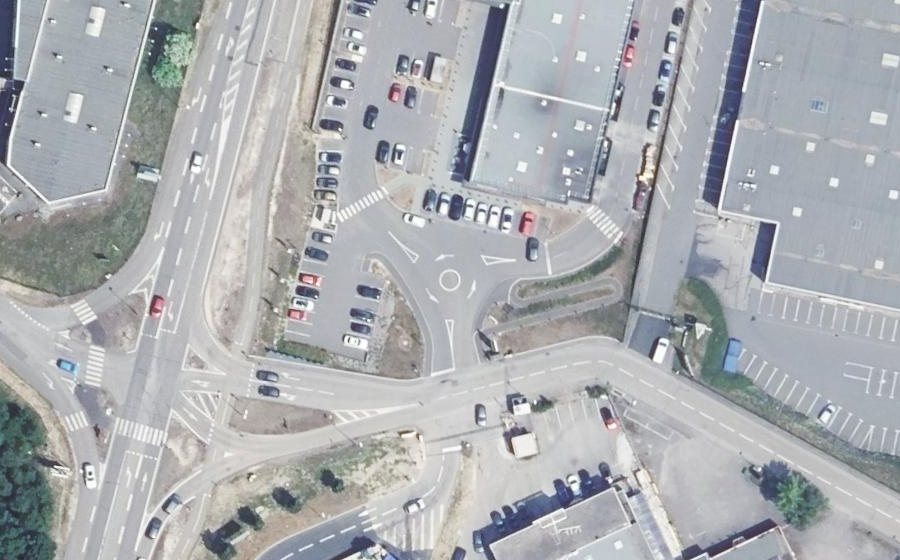 Vue aérienne du Mini-giratoire n°3075285991
