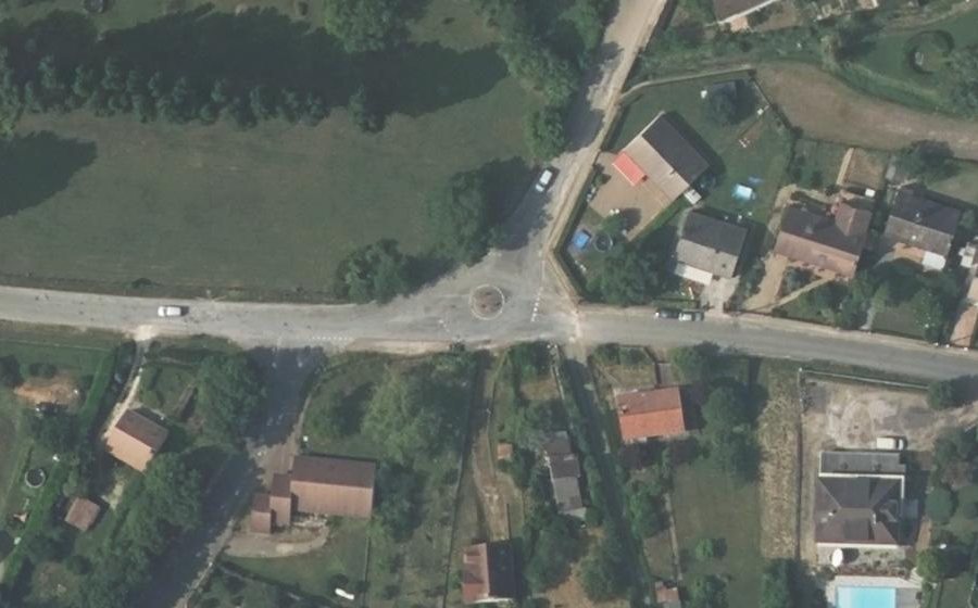 Vue aérienne du Mini-giratoire n°3097373268