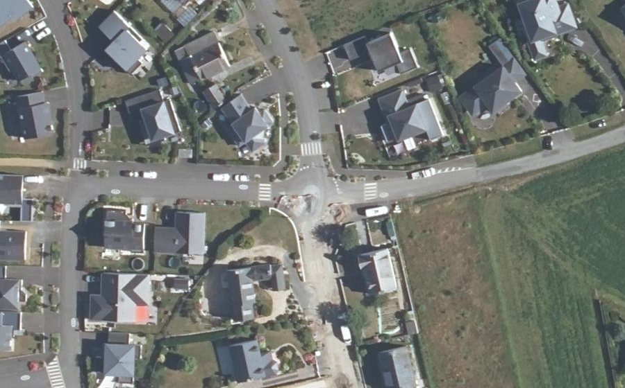Vue aérienne du Mini-giratoire n°3116463047