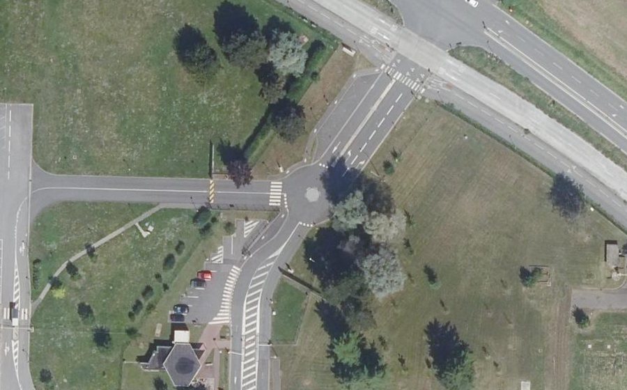 Vue aérienne du Mini-giratoire n°3137372926
