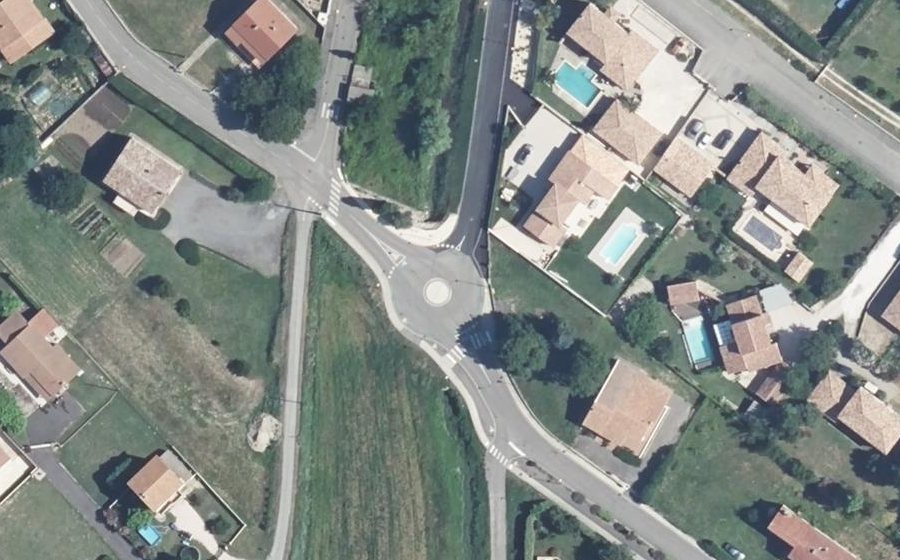 Vue aérienne du Mini-giratoire n°3137575920