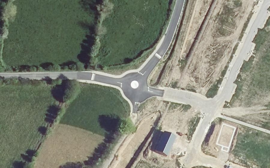 Vue aérienne du Mini-giratoire n°3140092748