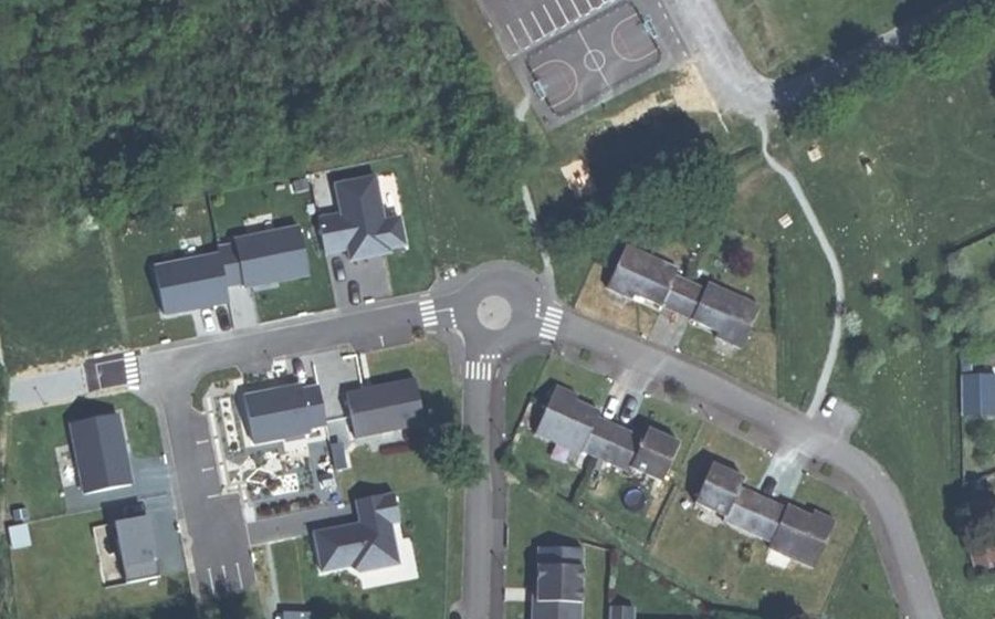 Vue aérienne du Mini-giratoire n°3143547292