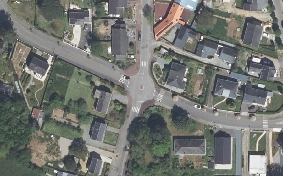 Vue aérienne du Mini-giratoire n°3148932996