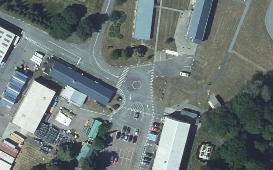 Vue aérienne du Mini-giratoire n°3158929813