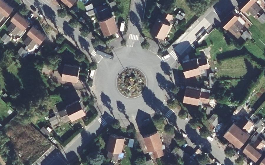 Vue aérienne du Place de la Somme