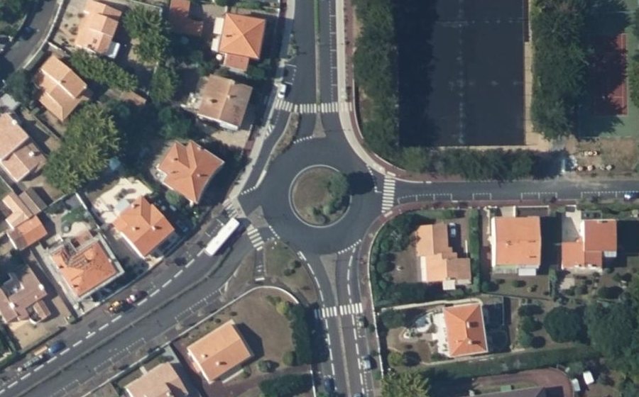 Vue aérienne du Avenue de l'Atlantique