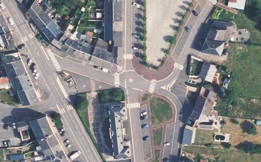 Vue aérienne du Mini-giratoire n°3200322992