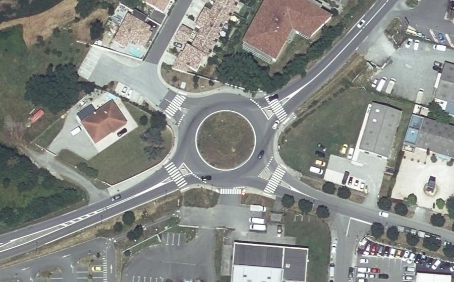 Vue aérienne du Chemin de la Salvetat