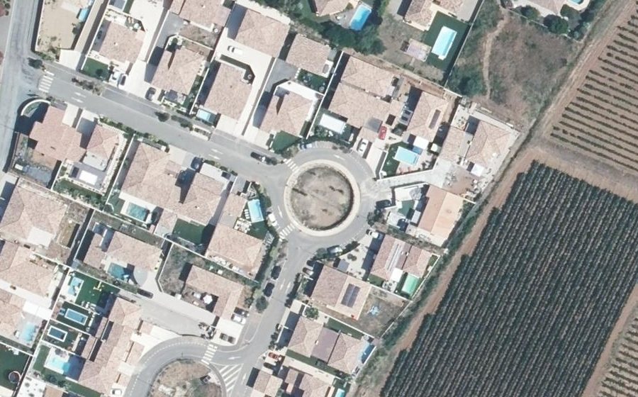 Vue aérienne du Rue Mare Nostrum