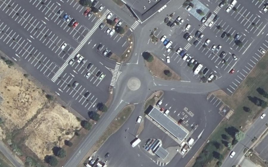 Vue aérienne du Mini-giratoire n°3212929957