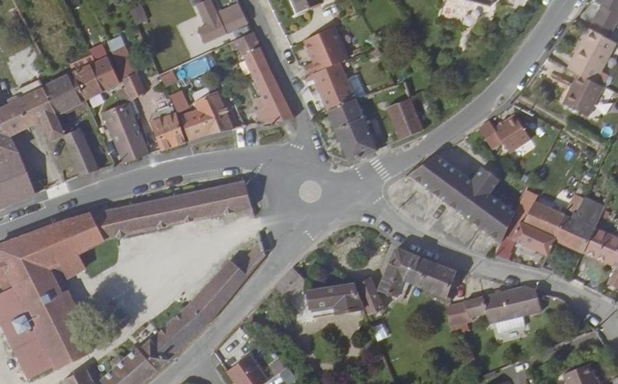 Vue aérienne du Mini-giratoire n°3238605195