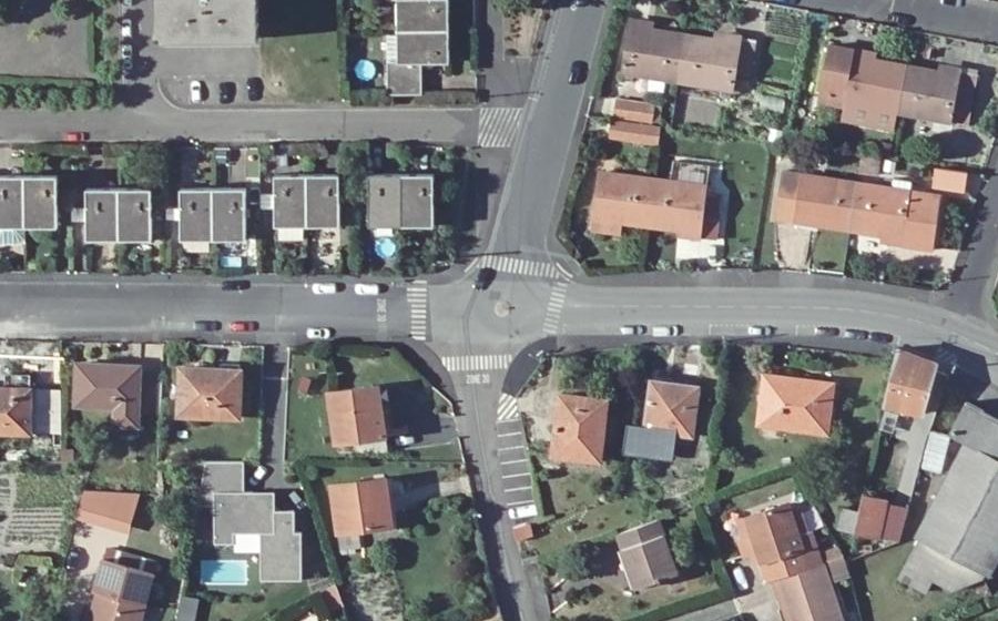 Vue aérienne du Mini-giratoire n°3248419221