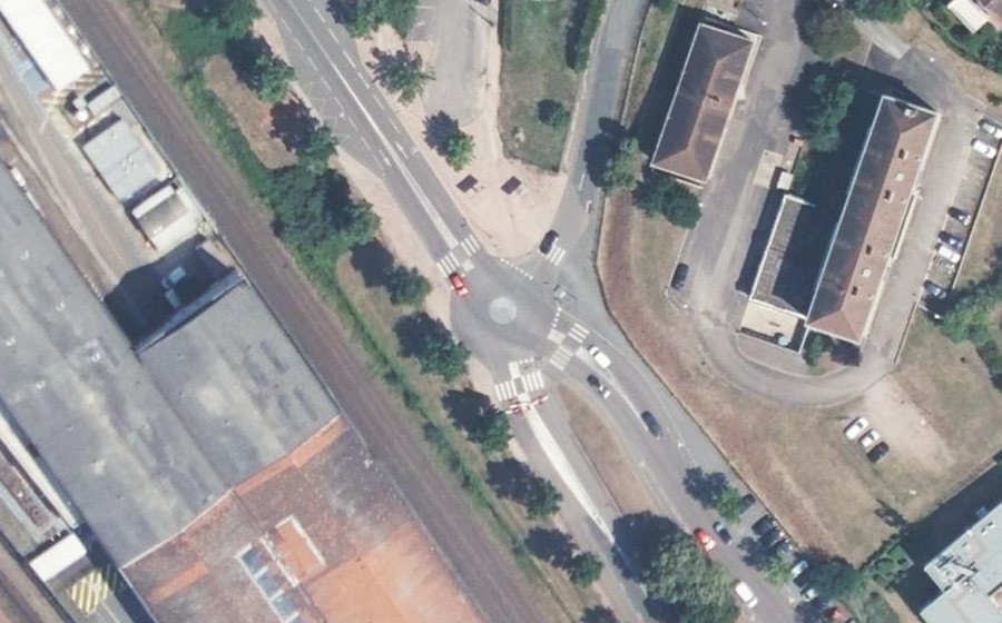 Vue aérienne du Mini-giratoire n°3250879381