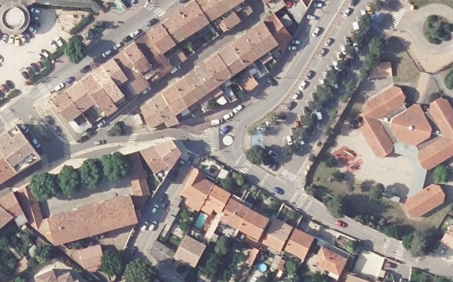 Vue aérienne du Mini-giratoire n°3267092762