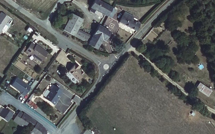 Vue aérienne du Mini-giratoire n°3270804239