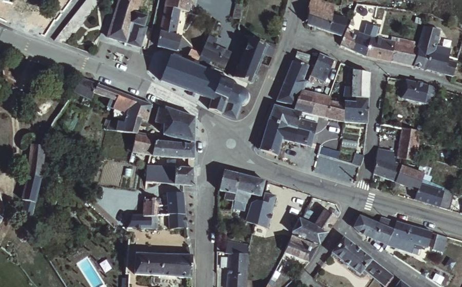 Vue aérienne du Mini-giratoire n°3278723507