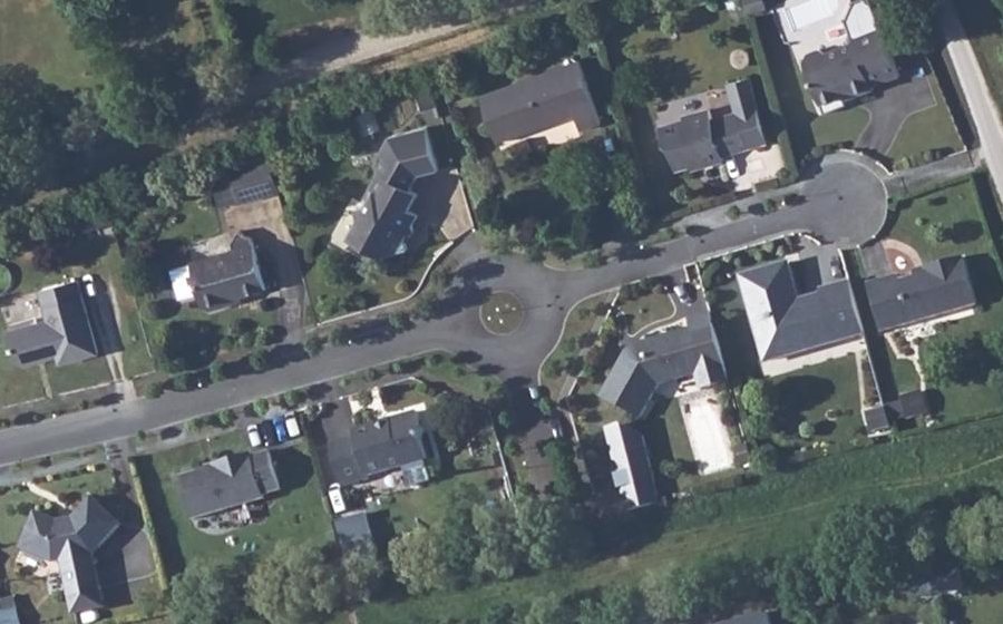 Vue aérienne du Mini-giratoire n°3338006059