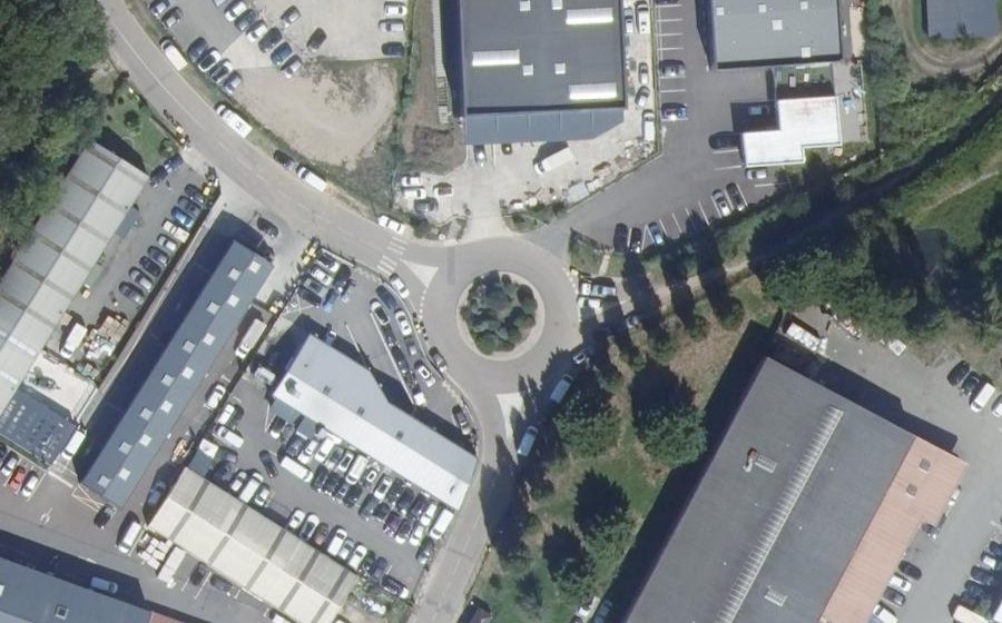 Vue aérienne du Rond-point anonyme n°103362020