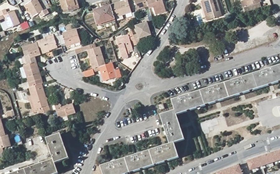 Vue aérienne du Mini-giratoire n°3379385930