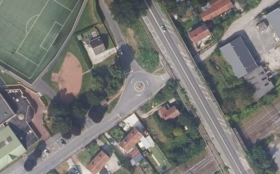 Vue aérienne du Mini-giratoire n°3396044455
