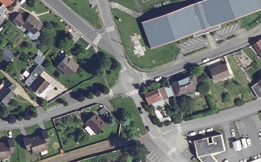 Vue aérienne du Mini-giratoire n°3422009503