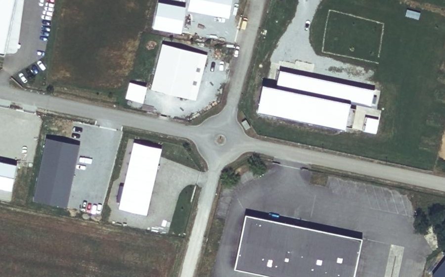 Vue aérienne du Mini-giratoire n°3434724821