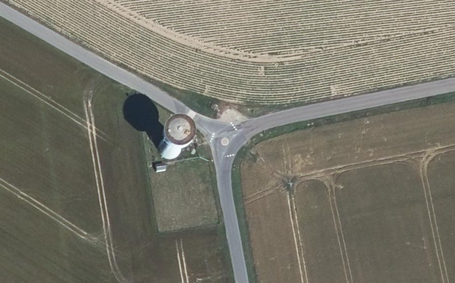Vue aérienne du Mini-giratoire n°3477625242