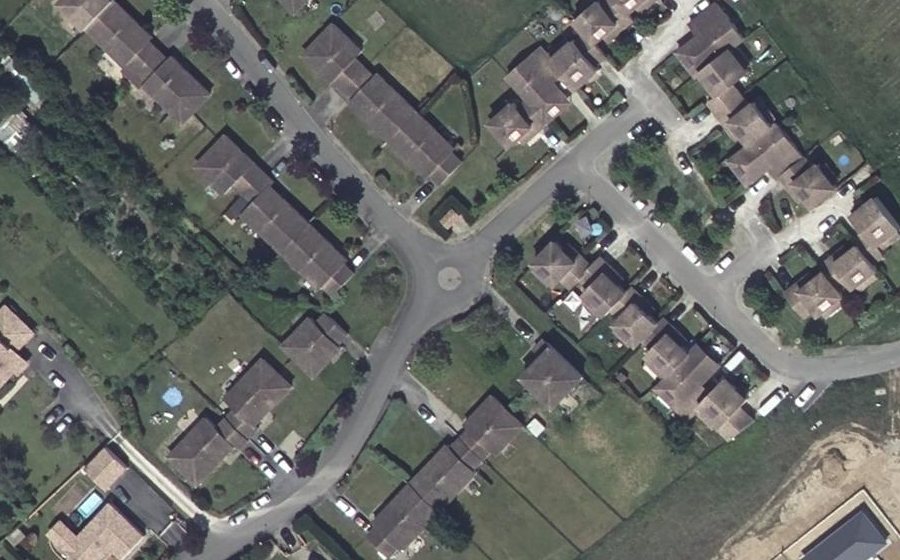 Vue aérienne du Mini-giratoire n°3488368497