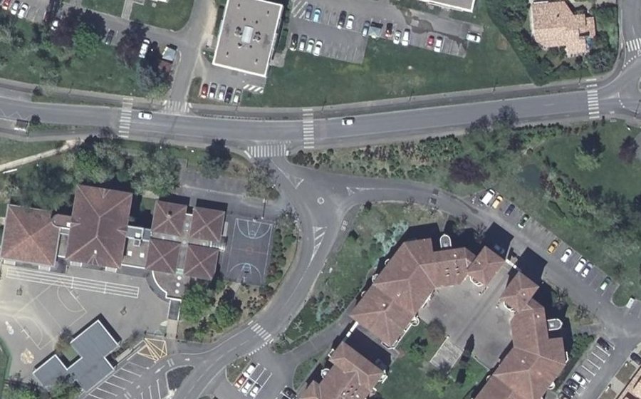 Vue aérienne du Mini-giratoire n°3494735726