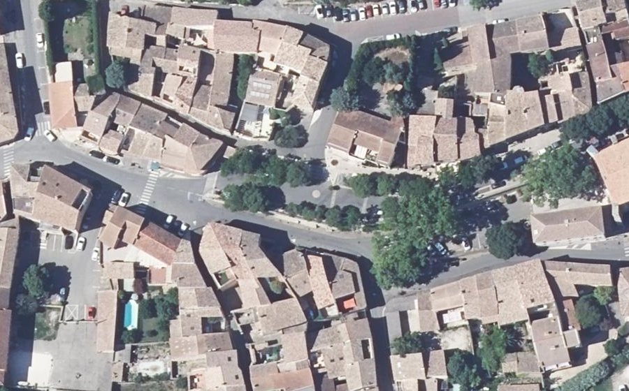 Vue aérienne du Mini-giratoire n°3531587067