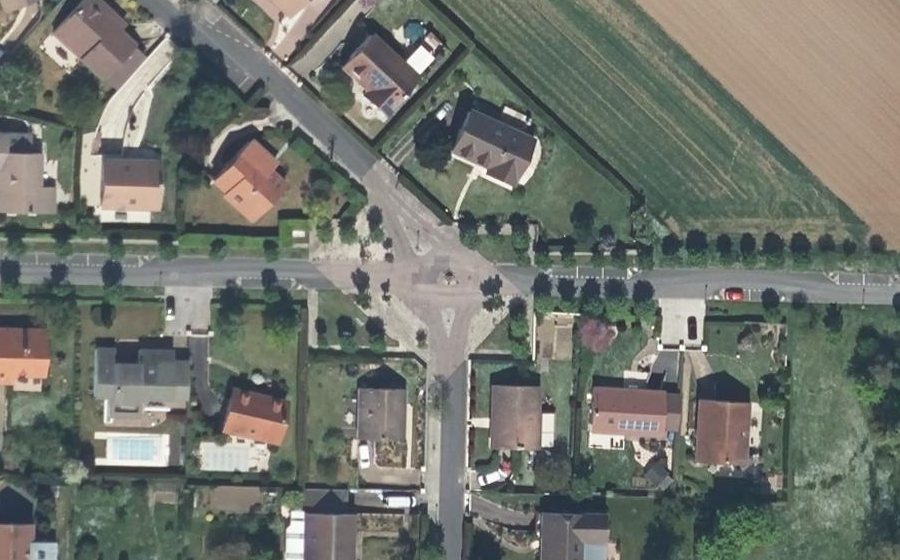 Vue aérienne du Mini-giratoire n°3564274921