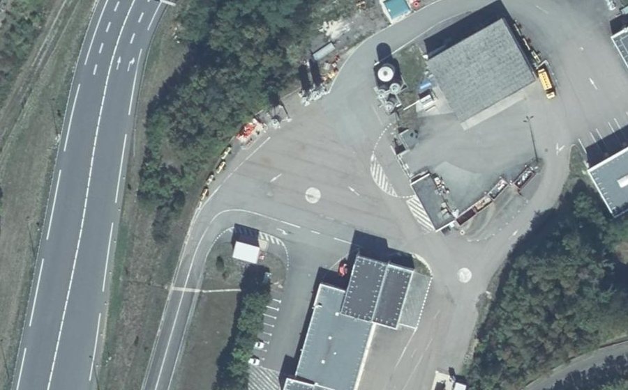 Vue aérienne du Mini-giratoire n°3572692284