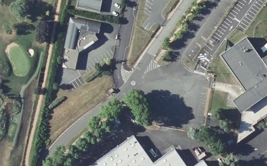 Vue aérienne du Mini-giratoire n°3596866200
