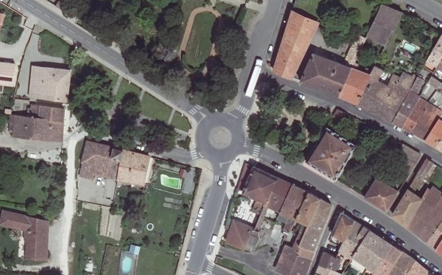Vue aérienne du Mini-giratoire n°3612909549