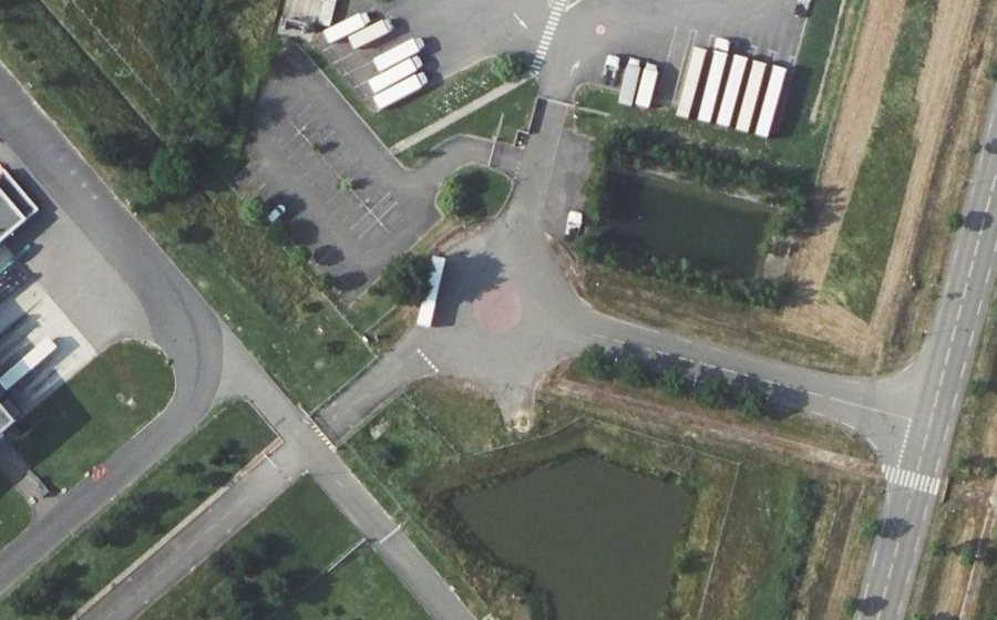 Vue aérienne du Mini-giratoire n°3666141734