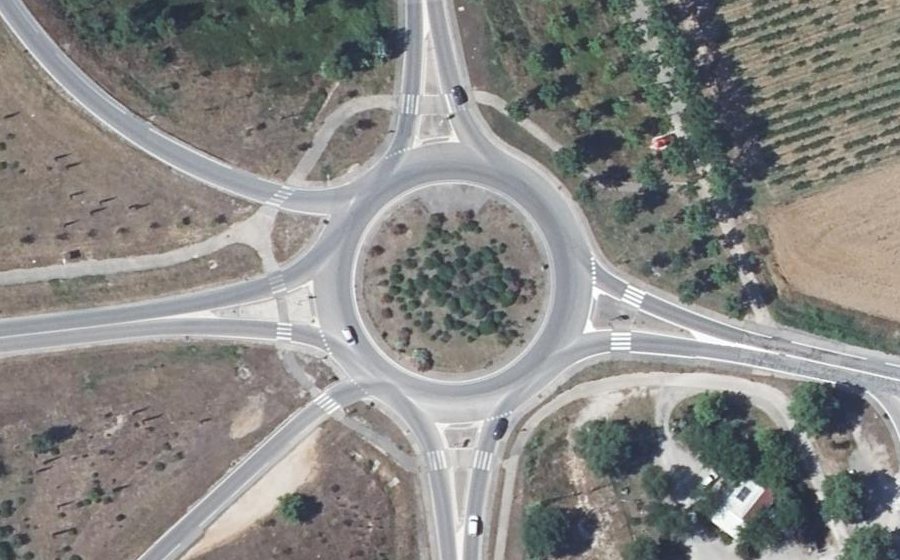 Vue aérienne du Rond-point anonyme n°10367317