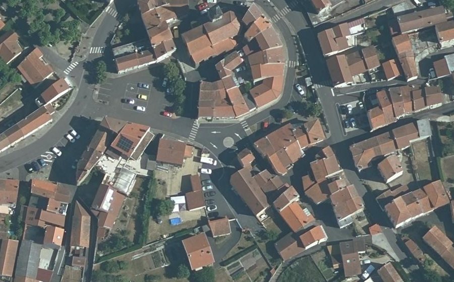 Vue aérienne du Mini-giratoire n°3675670013
