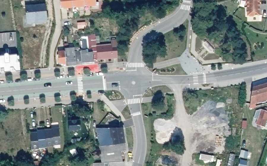 Vue aérienne du Mini-giratoire n°3712417797