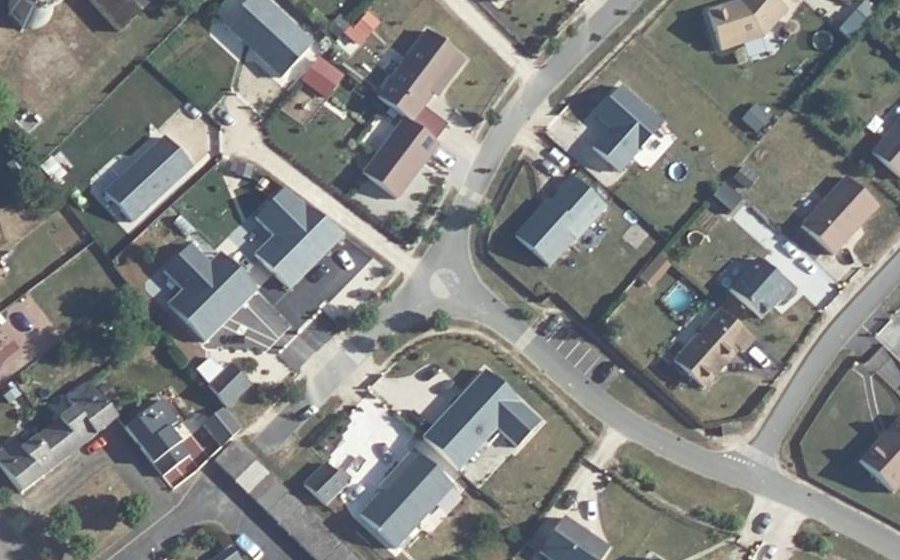 Vue aérienne du Mini-giratoire n°3718421795