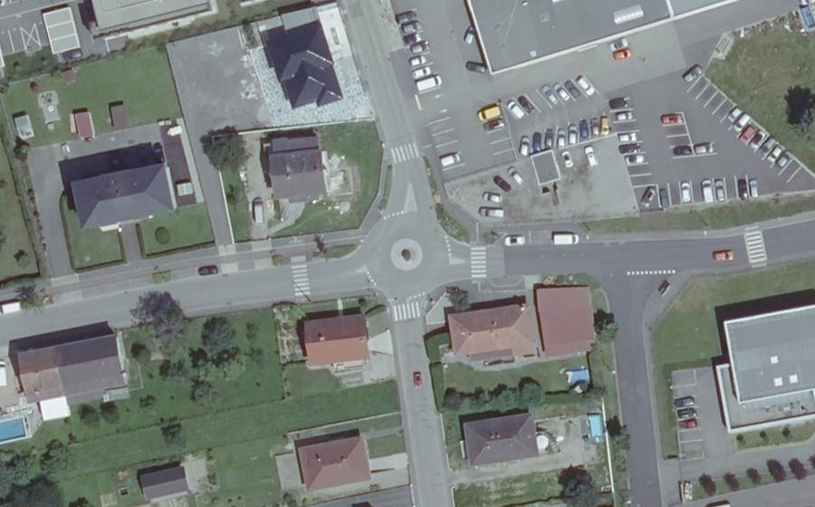 Vue aérienne du Mini-giratoire n°3743799460