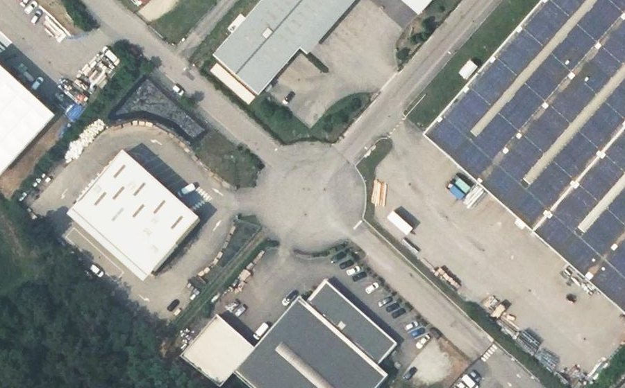 Vue aérienne du Mini-giratoire n°3752856611