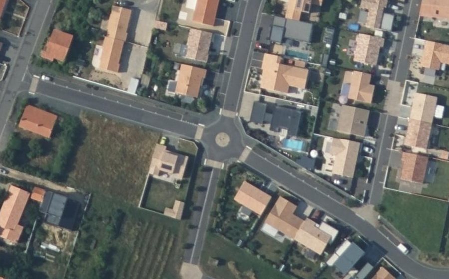 Vue aérienne du Mini-giratoire n°3753240579