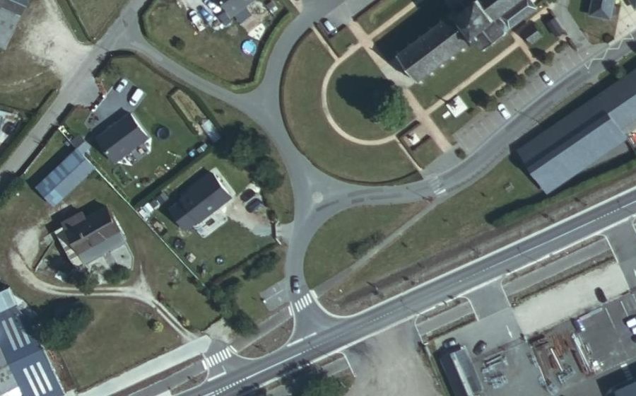 Vue aérienne du Mini-giratoire n°3771525176