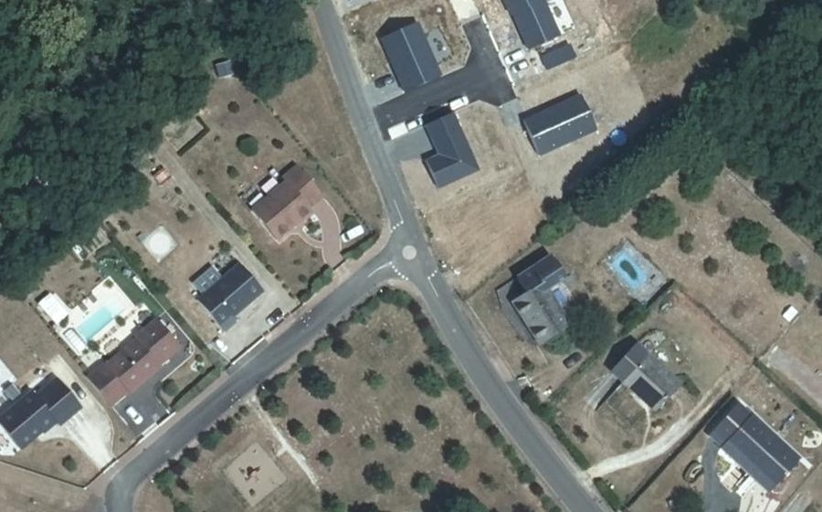 Vue aérienne du Mini-giratoire n°3790438995