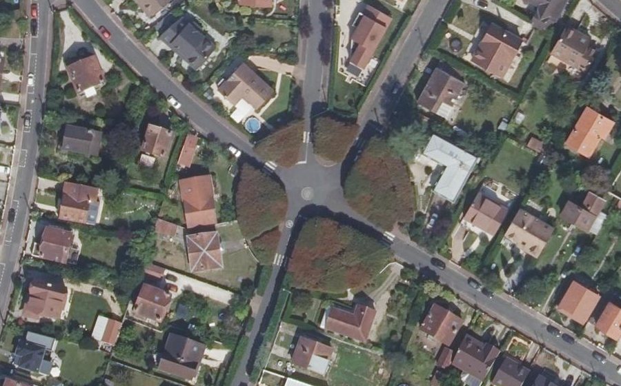 Vue aérienne du Place de la Libération
